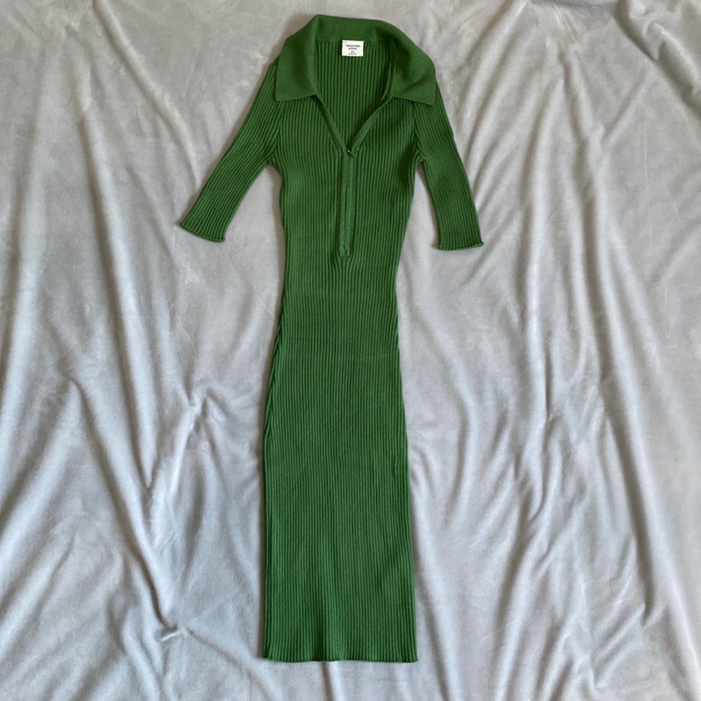 A&F Ribbed Dress XS Tall - Picture 2 of 6